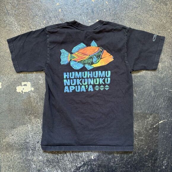 Crazy Shirt Black Short Sleeve Tee Fish Graphic Kids/Boys Size Medium Ocean - Picture 7 of 10